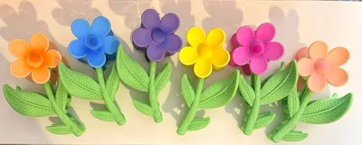 Pinza Flor Colores